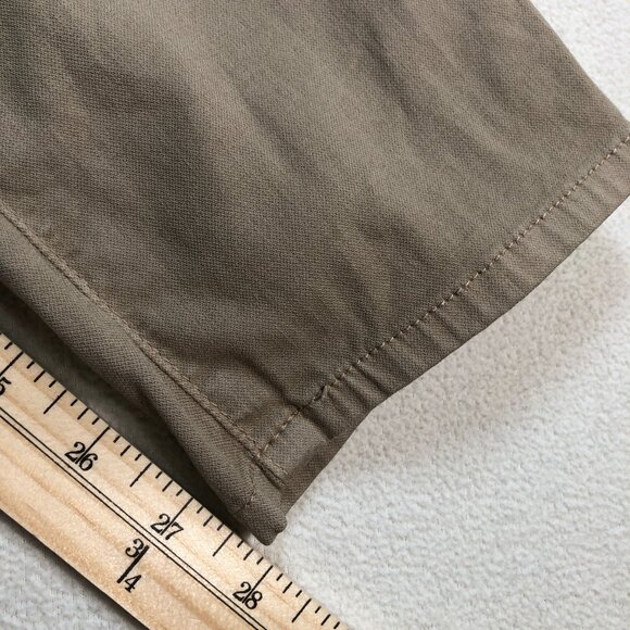 Adriano Goldschmied Pants Men's 34x28 Beige Caden Tailored Trouser Tapered 31R - Picture 11 of 16